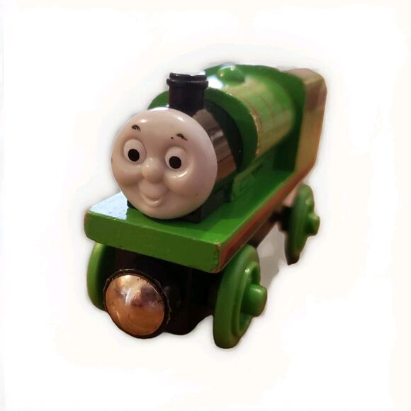 Thomas & Friends Wooden Railway Percy Engine Learning Curve Green #6 Train - Picture 2 of 6